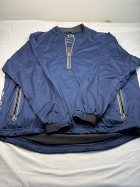 Sun Mountain RainFlex Golf‎ Jacket Mens XL Navy Blue Zip Waterproof Breathable